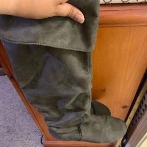 LAST CHANCE - Grey slouchy boots